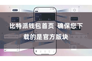 比特派钱包首页 确保您下载的是官方版块