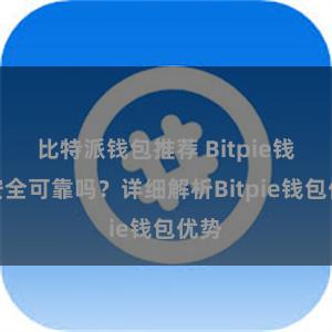   比特派钱包推荐 Bitpie钱包安全可靠吗？详细解析Bitpie钱包优势