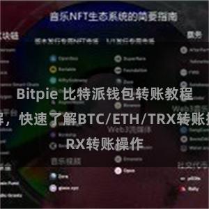 Bitpie 比特派钱包转账教程详解，快速了解BTC/ETH/TRX转账操作