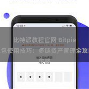 比特派教程官网 Bitpie钱包使用技巧：多链资产管理全攻略