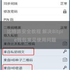 比特派安全教程 解决Bitpie钱包常见使用问题