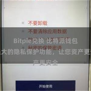 Bitpie兑换 比特派钱包：强大的隐私保护功能，让您资产更安全