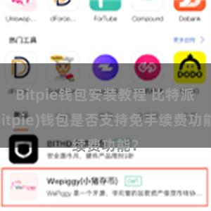 Bitpie钱包安装教程 比特派(Bitpie)钱包是否支持免手续费功能？