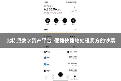 比特派数字资产平台  便捷快捷地处理我方的钞票